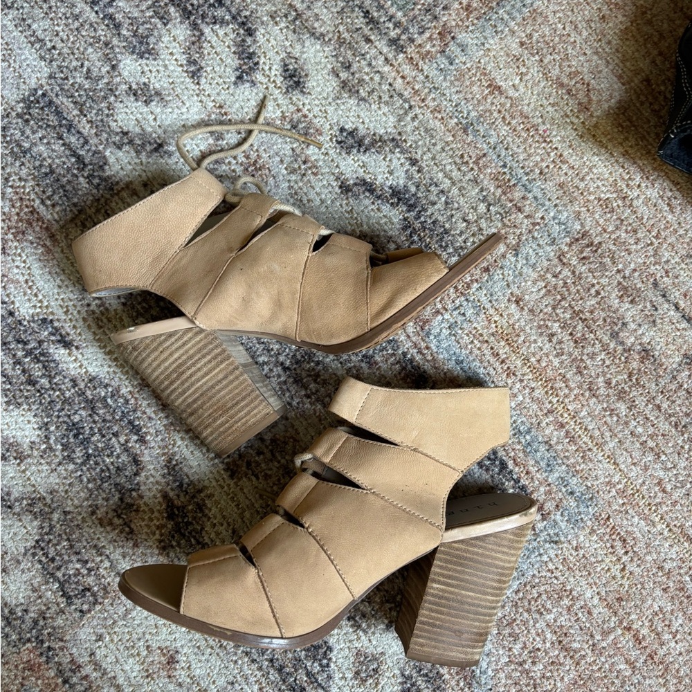 Matiko Tan Heeled Boots